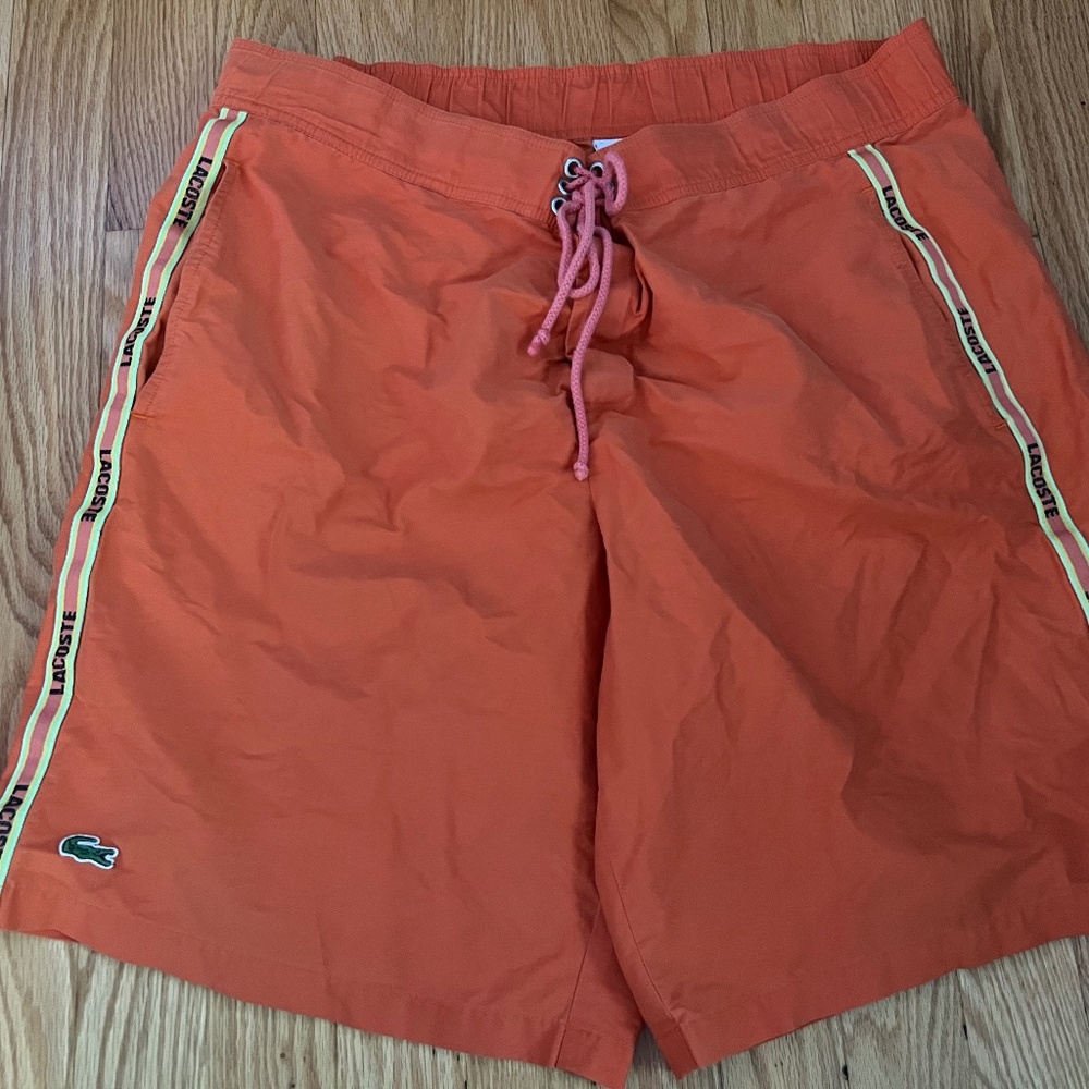 Lacoste swim trunks